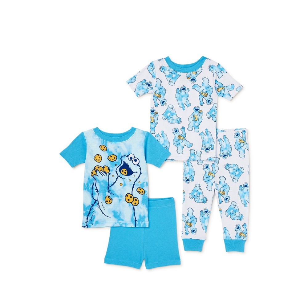Cookie 🍪 monster pjs 4 piece set